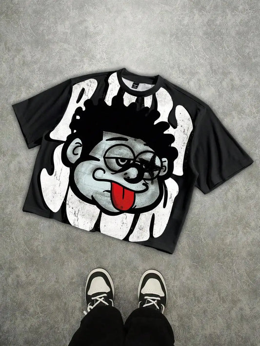 Camisa Divertida de Estilo Urbano